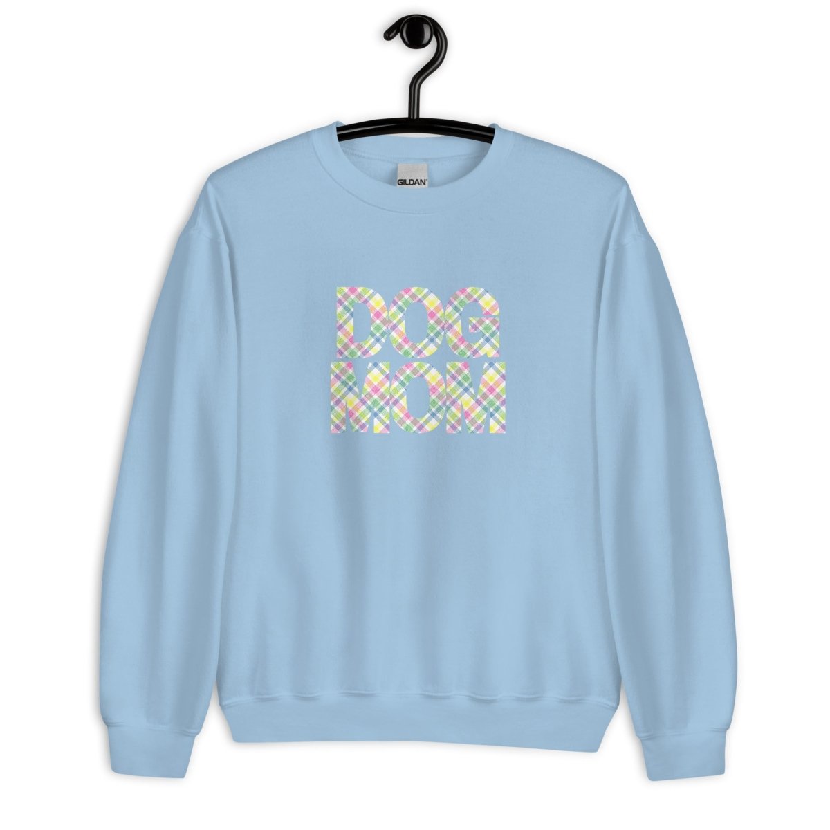 Spring Plaid Dog Mom Sweatshirt - DoggyLoveandMore