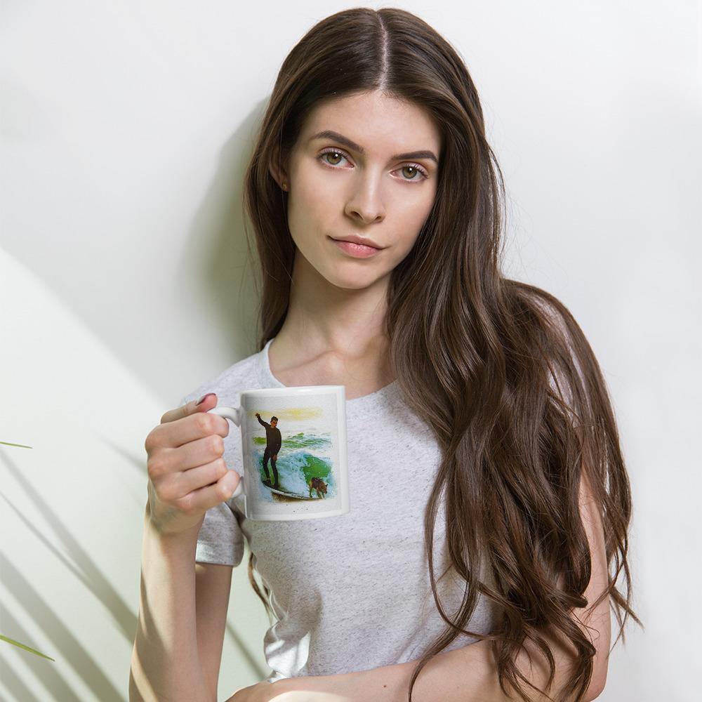 Surf Dog Mug-DoggyLoveandMore