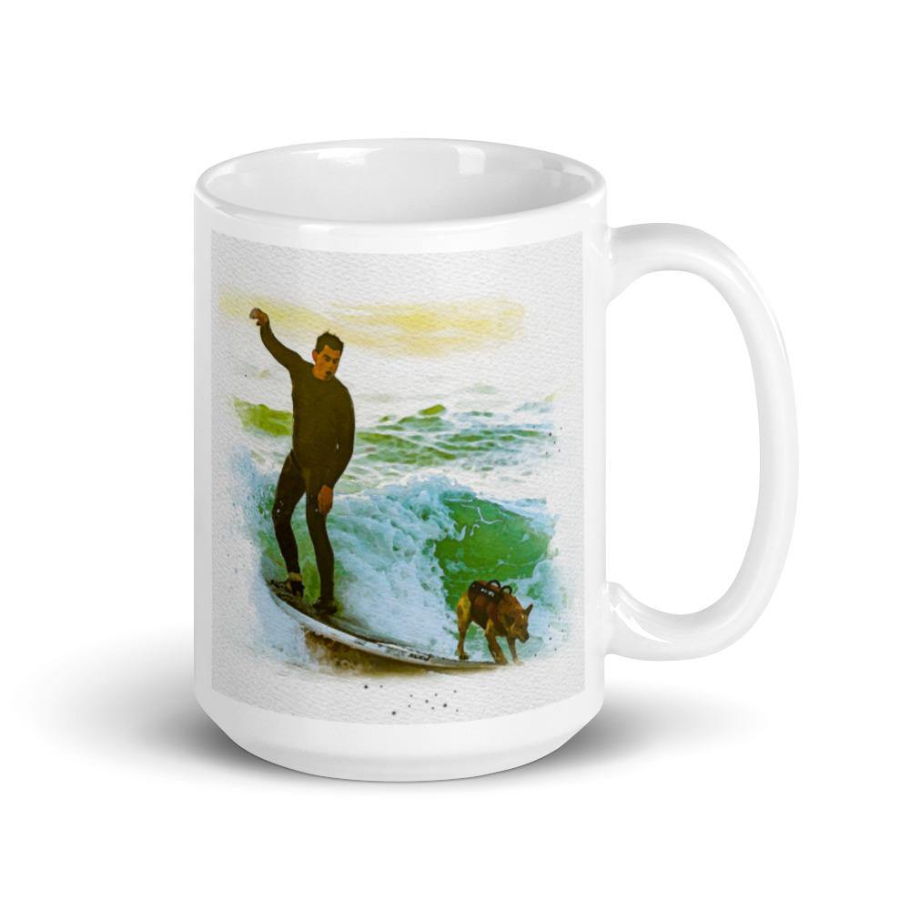 Surf Dog Mug-DoggyLoveandMore