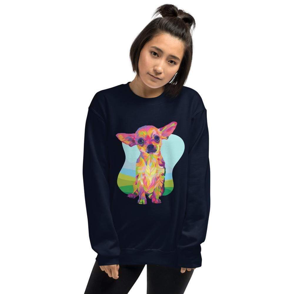 Tan Chihuahua Sweatshirt-DoggyLoveandMore