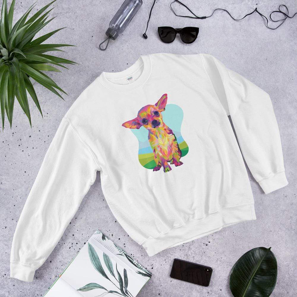 Tan Chihuahua Sweatshirt-DoggyLoveandMore