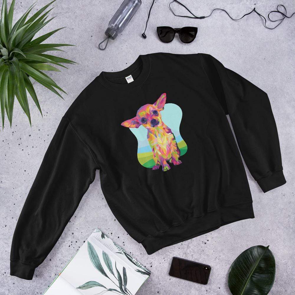 Tan Chihuahua Sweatshirt-DoggyLoveandMore