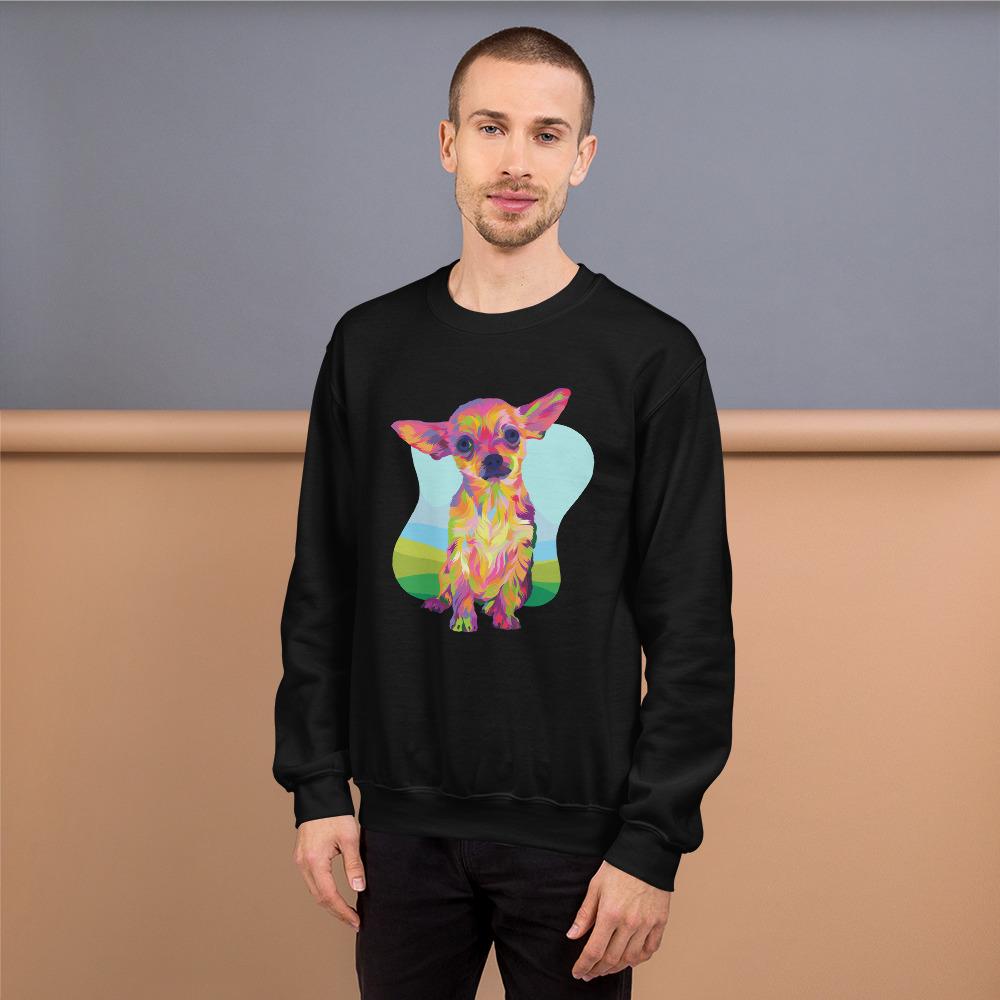 Tan Chihuahua Sweatshirt-DoggyLoveandMore