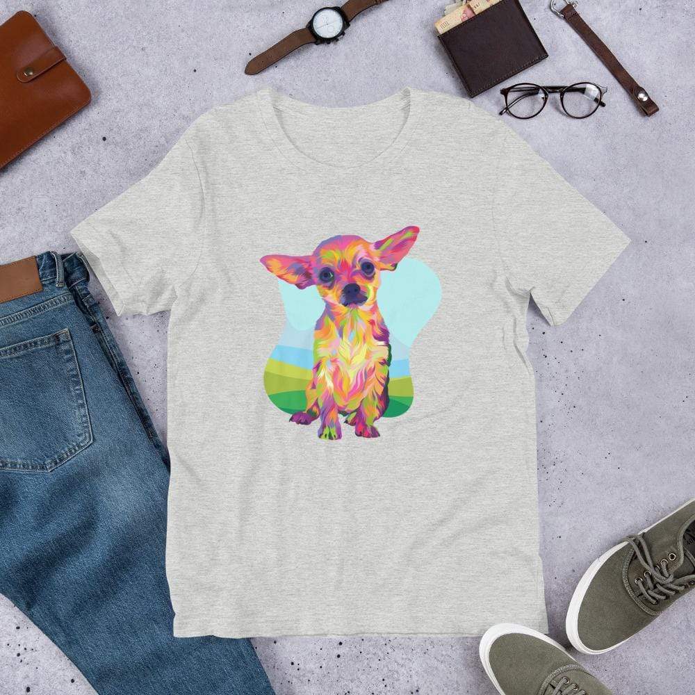 Tan Chihuahua T-Shirt-DoggyLoveandMore