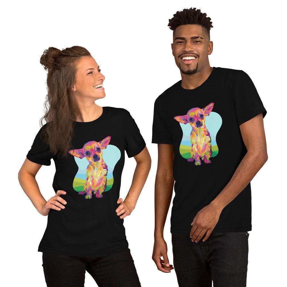 Tan Chihuahua T-Shirt-DoggyLoveandMore