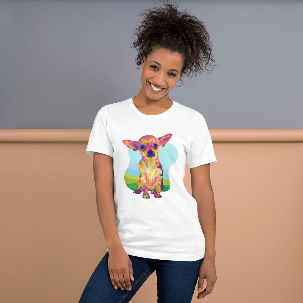 Tan Chihuahua T-Shirt-DoggyLoveandMore