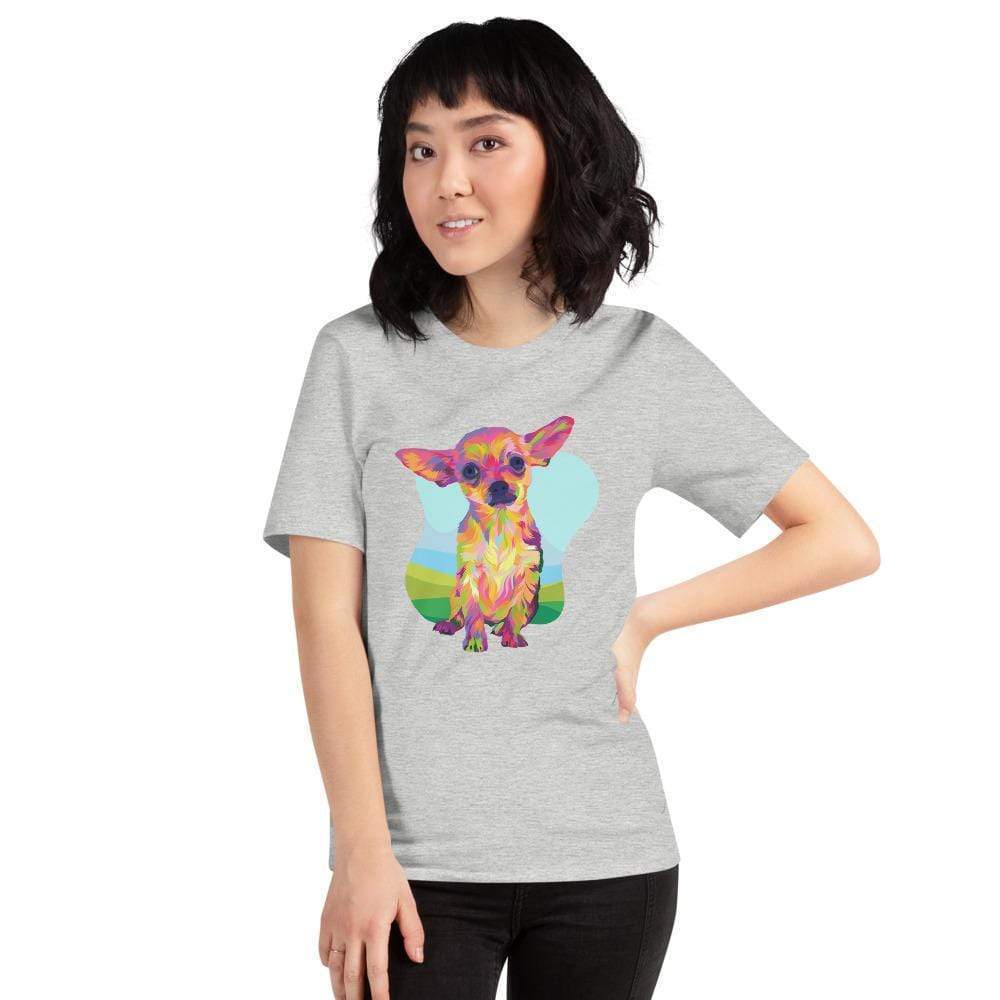 Tan Chihuahua T-Shirt-DoggyLoveandMore