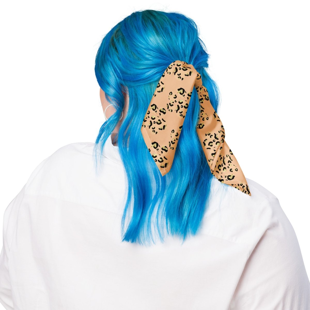Tan Leopard Print Dog Paw Bandana - DoggyLoveandMore