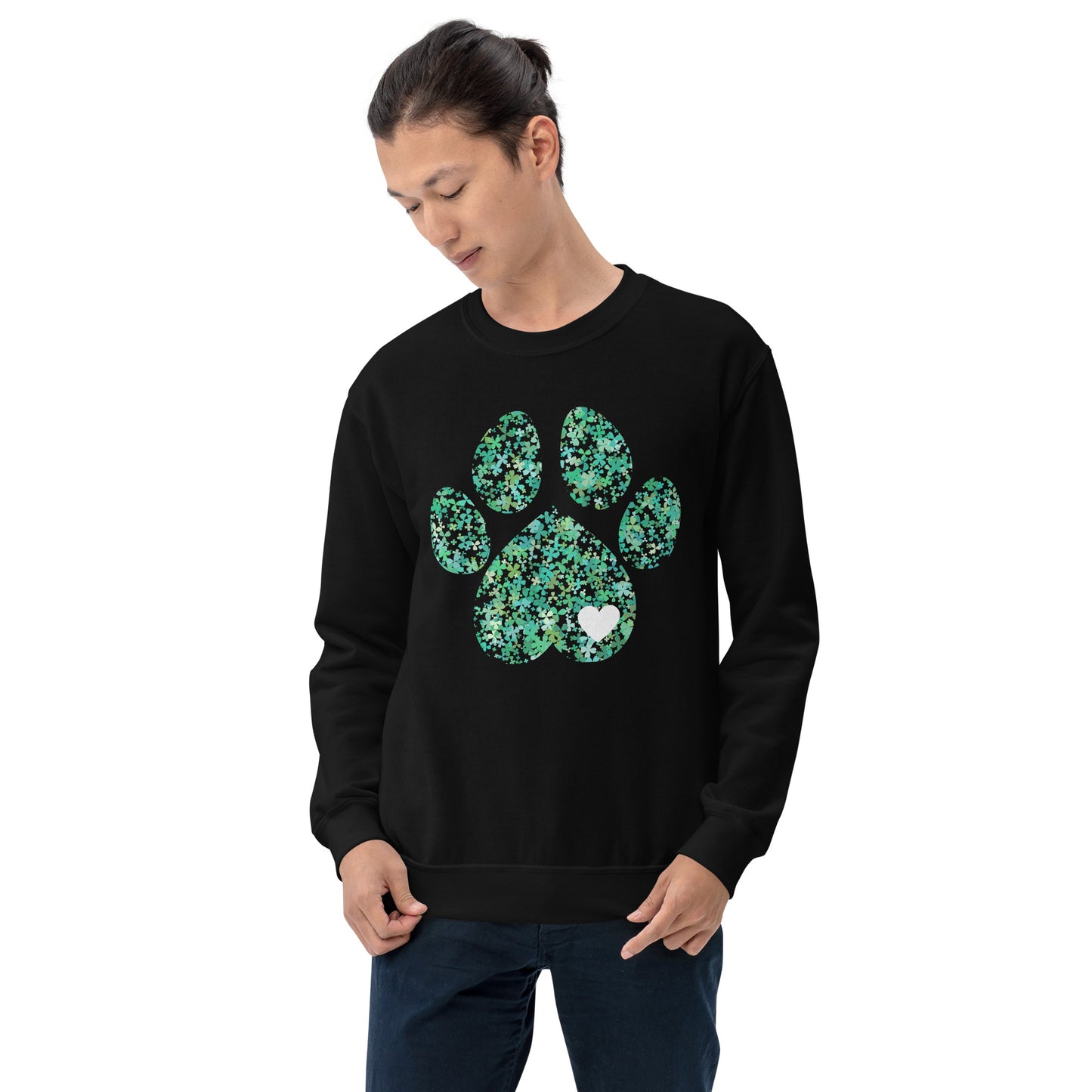 Clover Leaf Dog Paw Sweatshirt