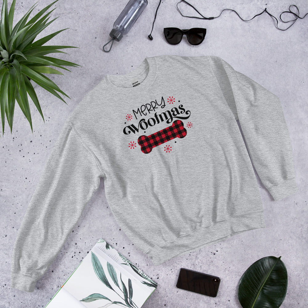 Merry Woofmas Dog Bone Sweatshirt