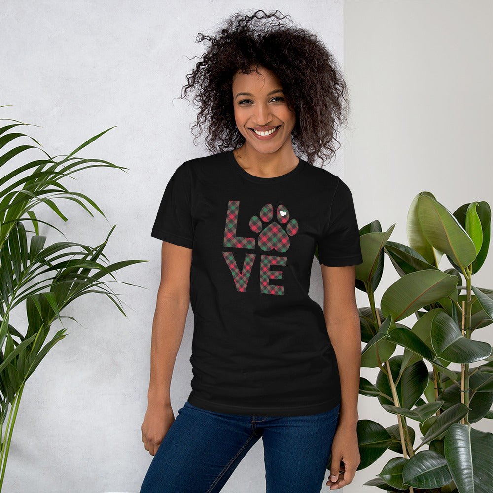 Dog LOVE Christmas T-Shirt