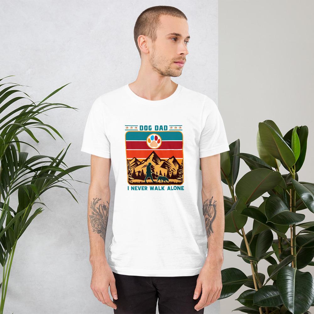 Vintage Dog Dad T-Shirt-DoggyLoveandMore