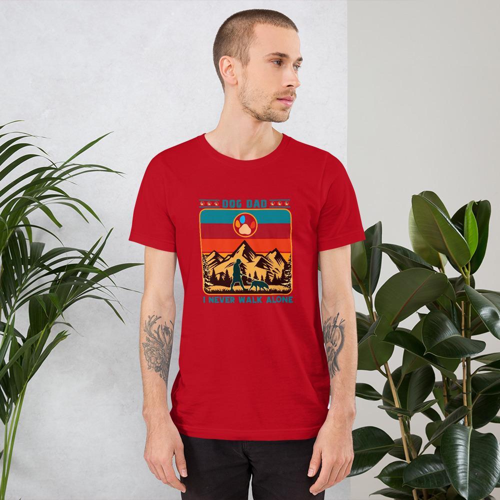 Vintage Dog Dad T-Shirt-DoggyLoveandMore