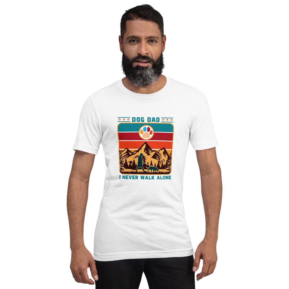 Vintage Dog Dad T-Shirt-DoggyLoveandMore