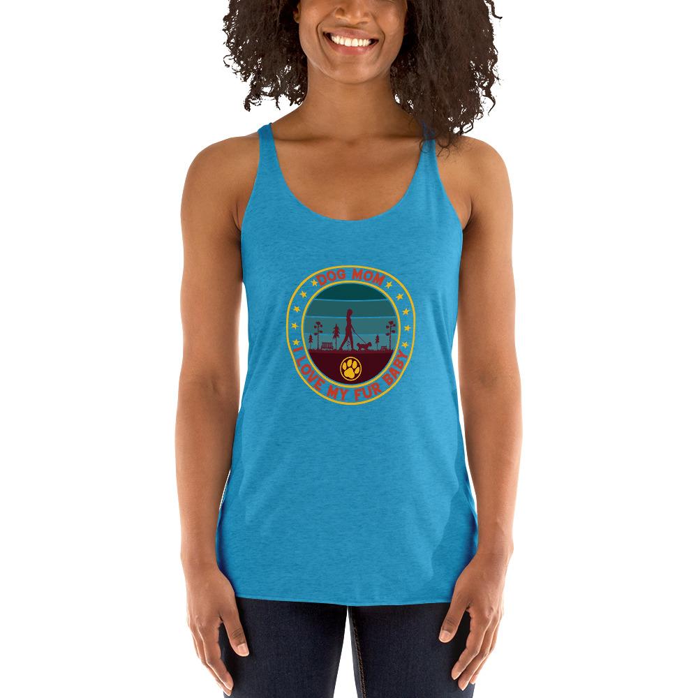 Vintage Dog Mom Racerback Tank-Tank Top-DoggyLoveandMore