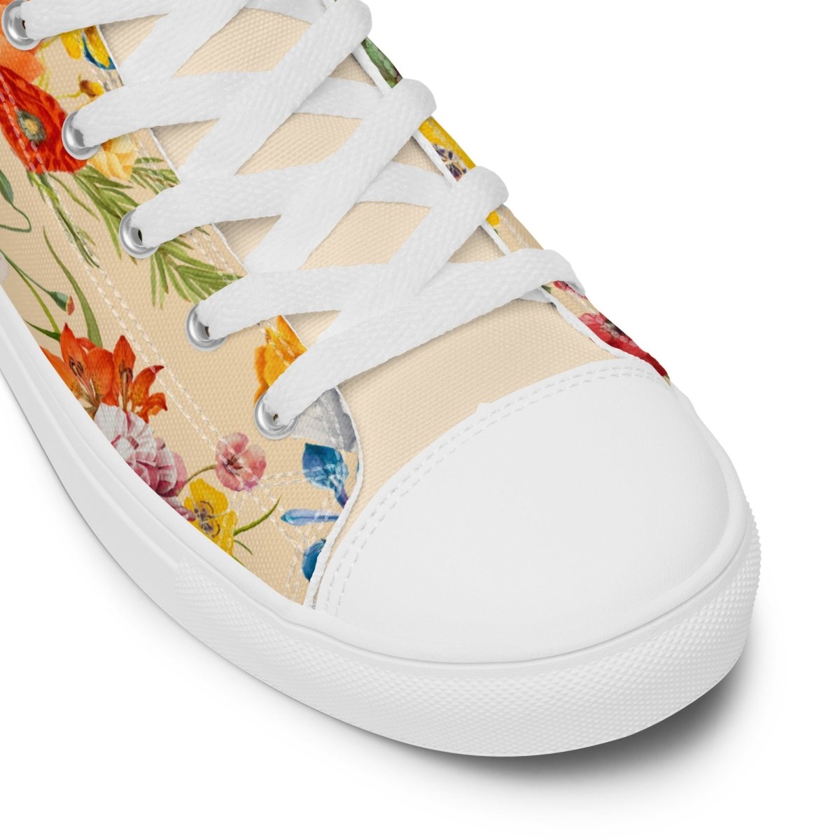 Women's Spring Flowers Sneakers - DoggyLoveandMore