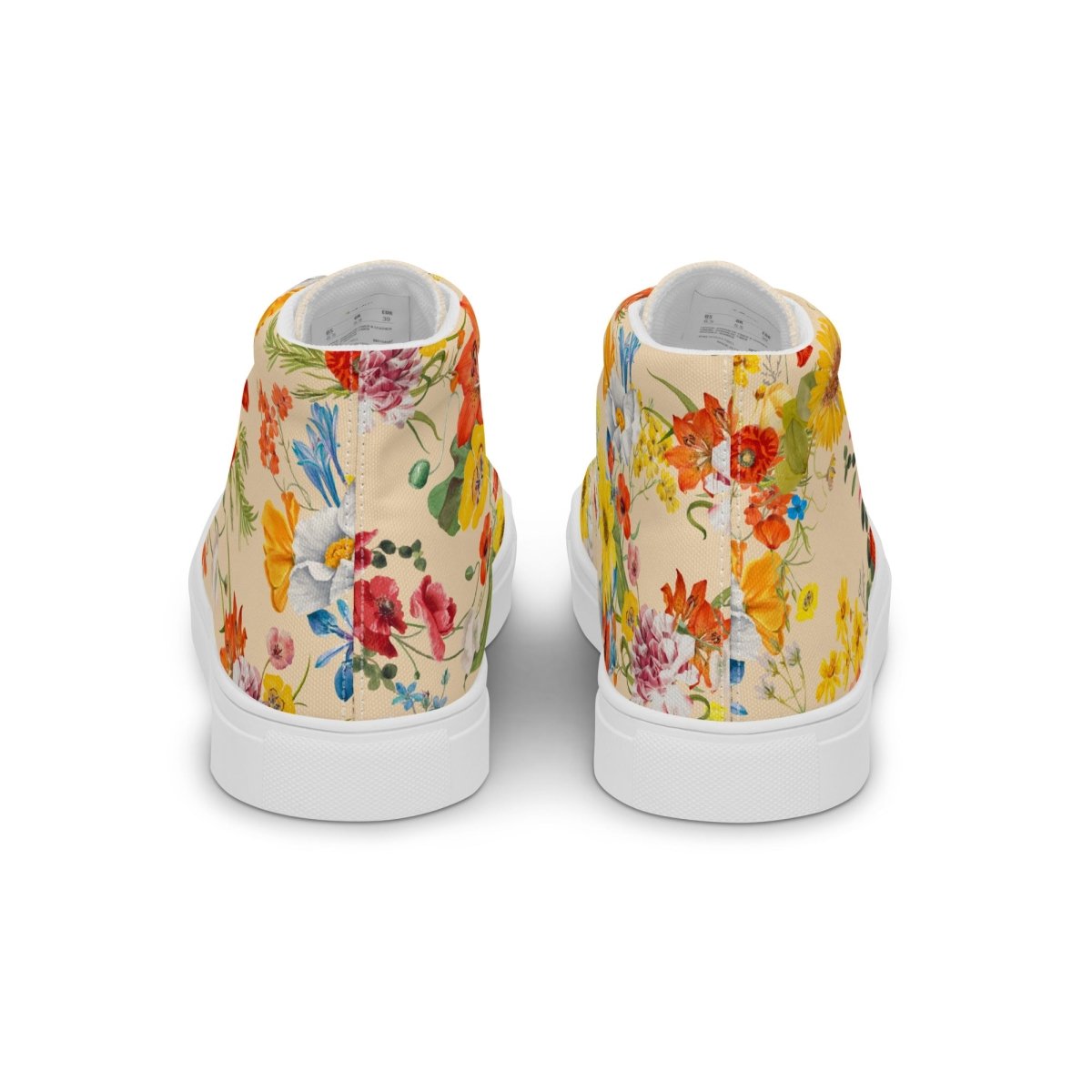 Women's Spring Flowers Sneakers - DoggyLoveandMore