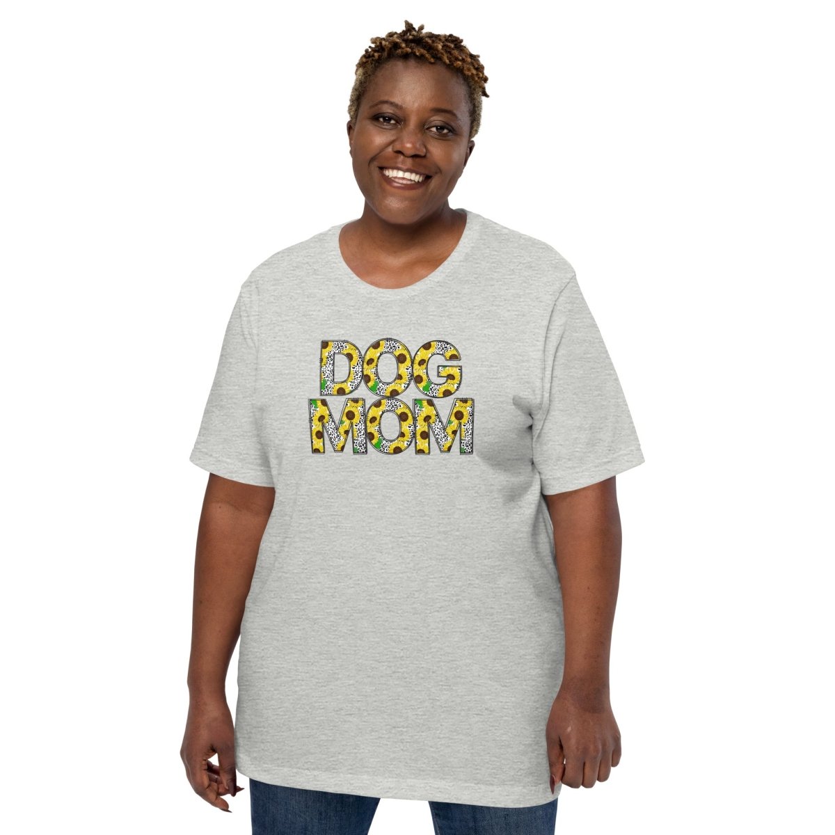 Yellow Sunflowers Dog Mom T-Shirt - DoggyLoveandMore