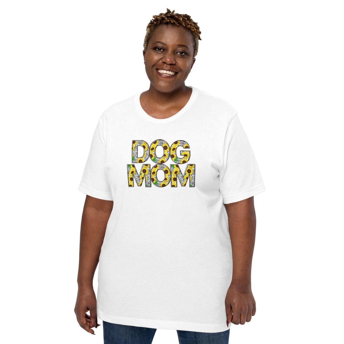 Yellow Sunflowers Dog Mom T-Shirt - DoggyLoveandMore