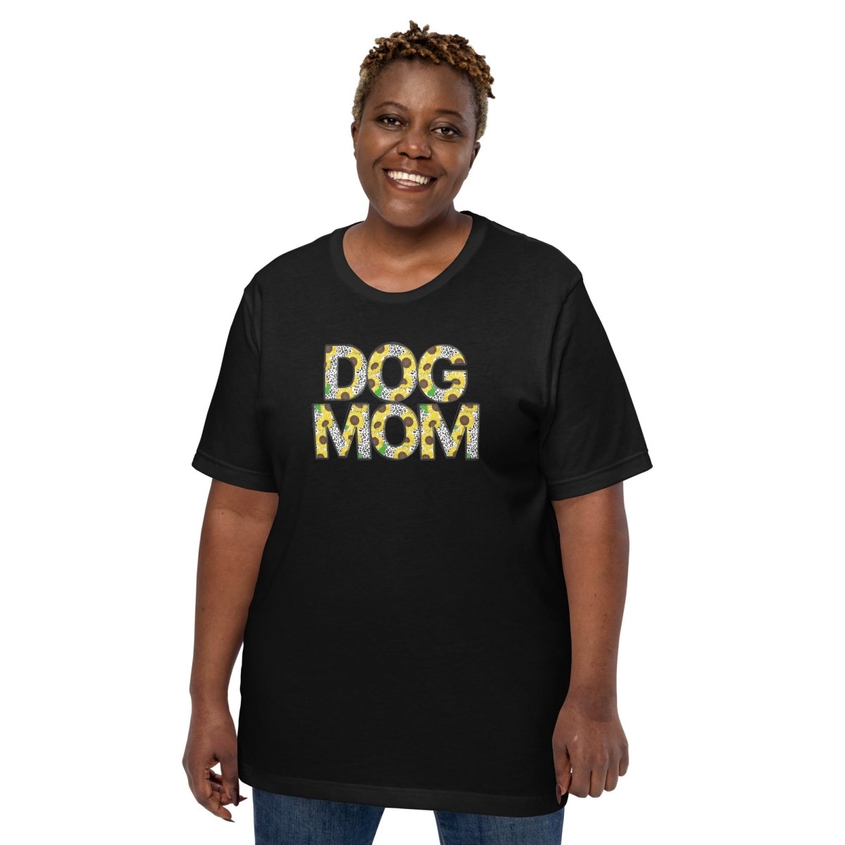 Yellow Sunflowers Dog Mom T-Shirt - DoggyLoveandMore