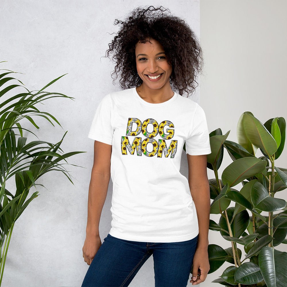 Yellow Sunflowers Dog Mom T-Shirt - DoggyLoveandMore