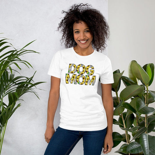 Yellow Sunflowers Dog Mom T-Shirt - DoggyLoveandMore