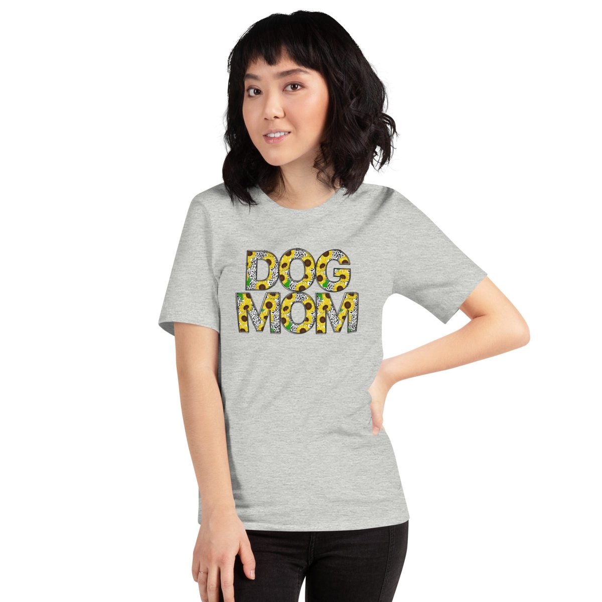 Yellow Sunflowers Dog Mom T-Shirt - DoggyLoveandMore