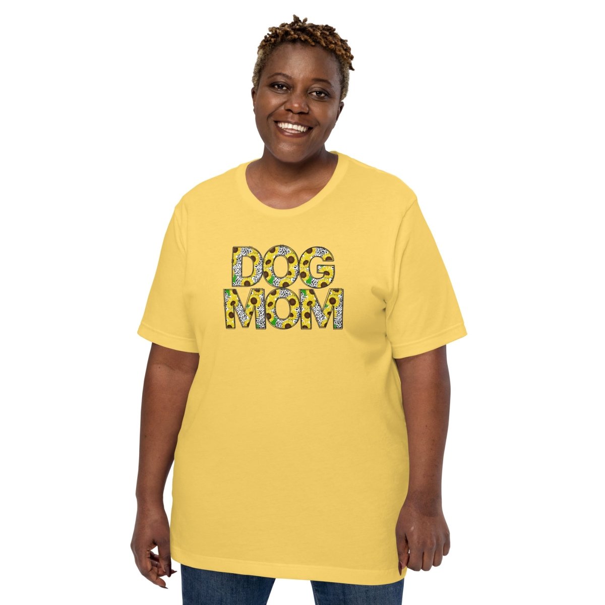 Yellow Sunflowers Dog Mom T-Shirt - DoggyLoveandMore