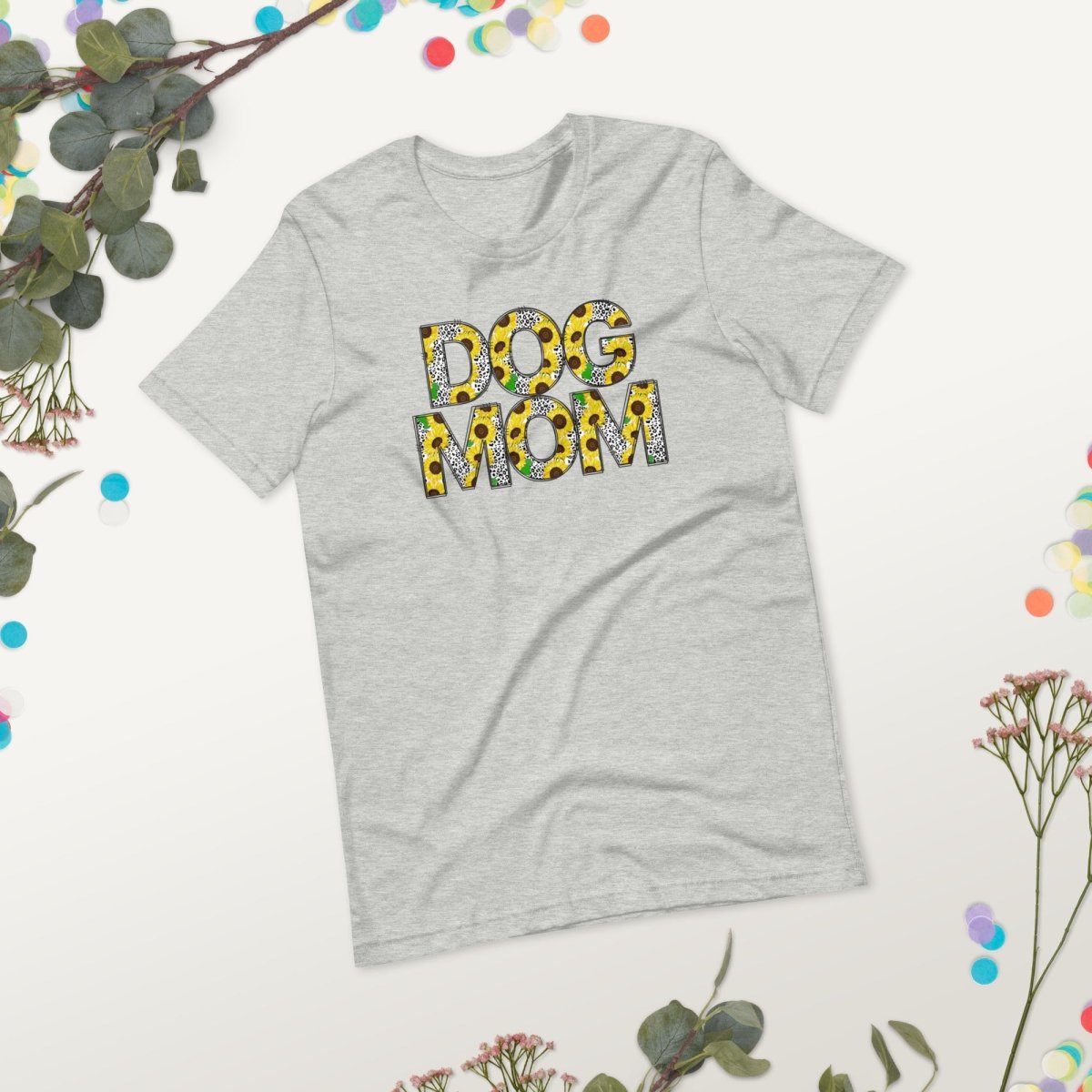 Yellow Sunflowers Dog Mom T-Shirt - DoggyLoveandMore