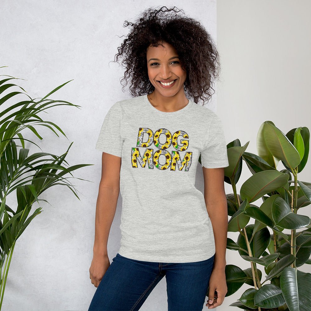 Yellow Sunflowers Dog Mom T-Shirt - DoggyLoveandMore