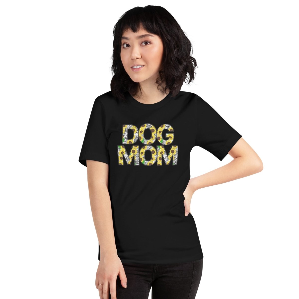 Yellow Sunflowers Dog Mom T-Shirt - DoggyLoveandMore