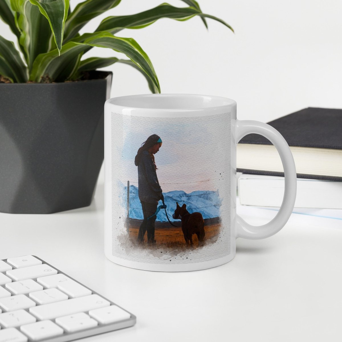 A Girl and Her Dog Mug - DoggyLoveandMore