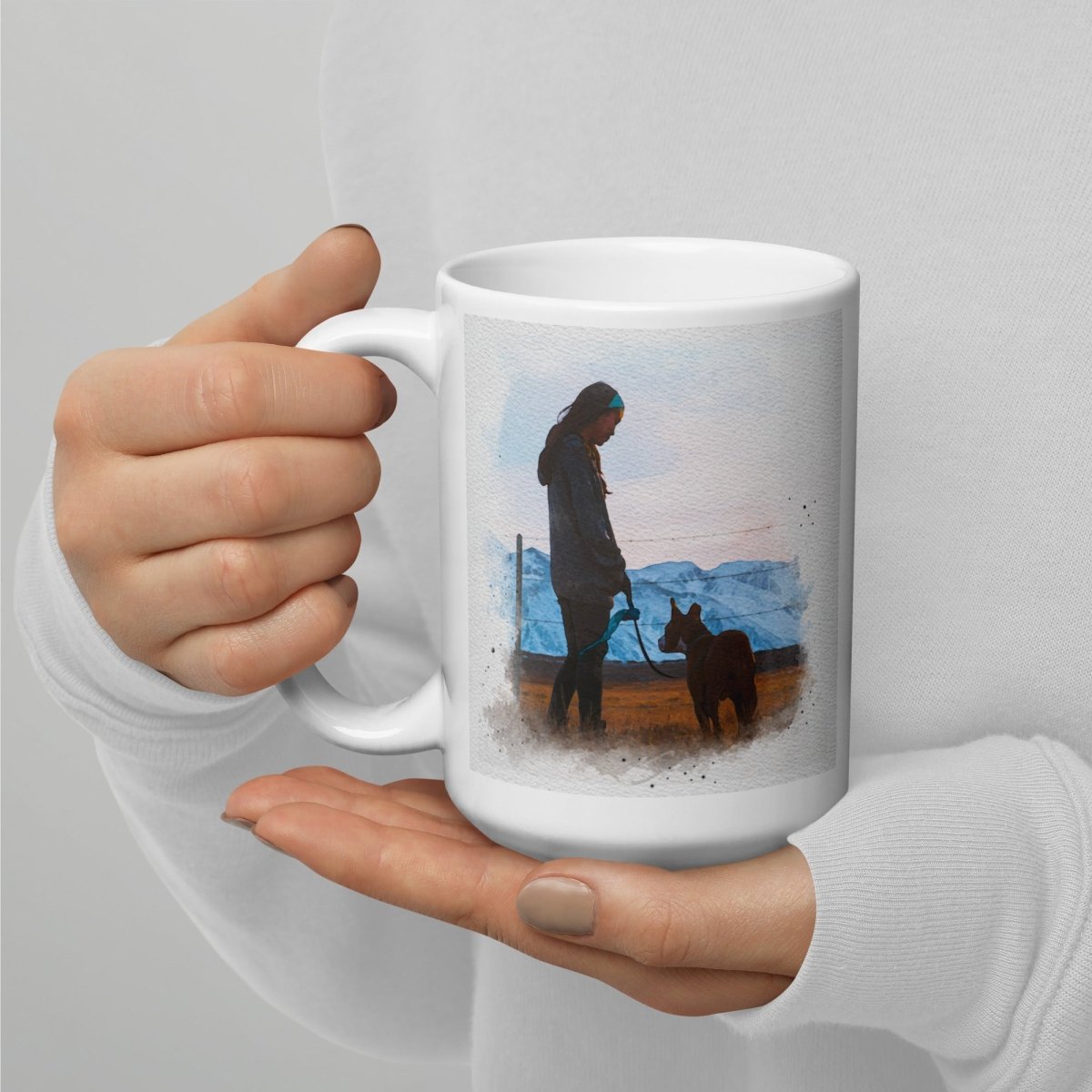 A Girl and Her Dog Mug - DoggyLoveandMore