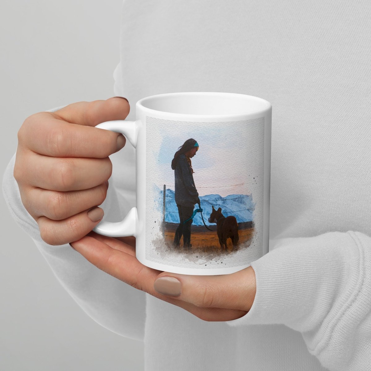 A Girl and Her Dog Mug - DoggyLoveandMore