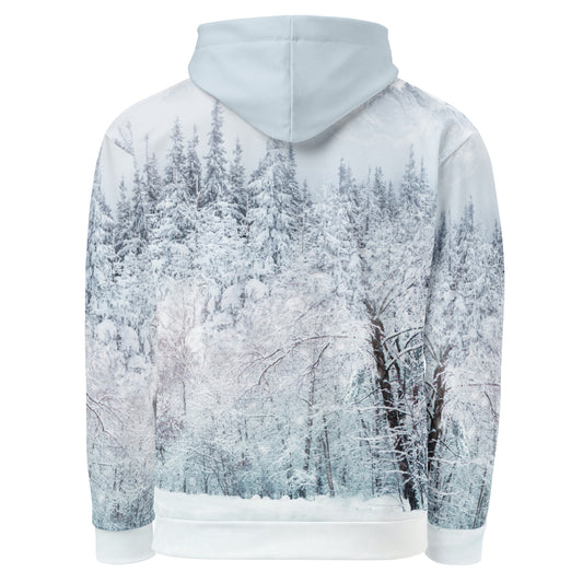 Women's White Wolf Hoodie