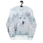 Women's White Wolf Hoodie