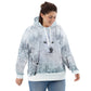 Women's White Wolf Hoodie