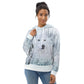 Women's White Wolf Hoodie