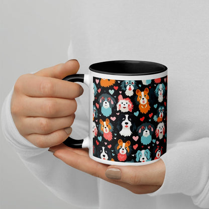 Black Fluffy Dogs Mug - DoggyLoveandMore