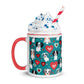 Blue Dogs and Hearts Mug - DoggyLoveandMore