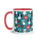 Blue Dogs and Hearts Mug - DoggyLoveandMore