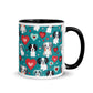 Blue Dogs and Hearts Mug - DoggyLoveandMore