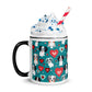 Blue Dogs and Hearts Mug - DoggyLoveandMore