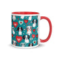 Blue Dogs and Hearts Mug - DoggyLoveandMore