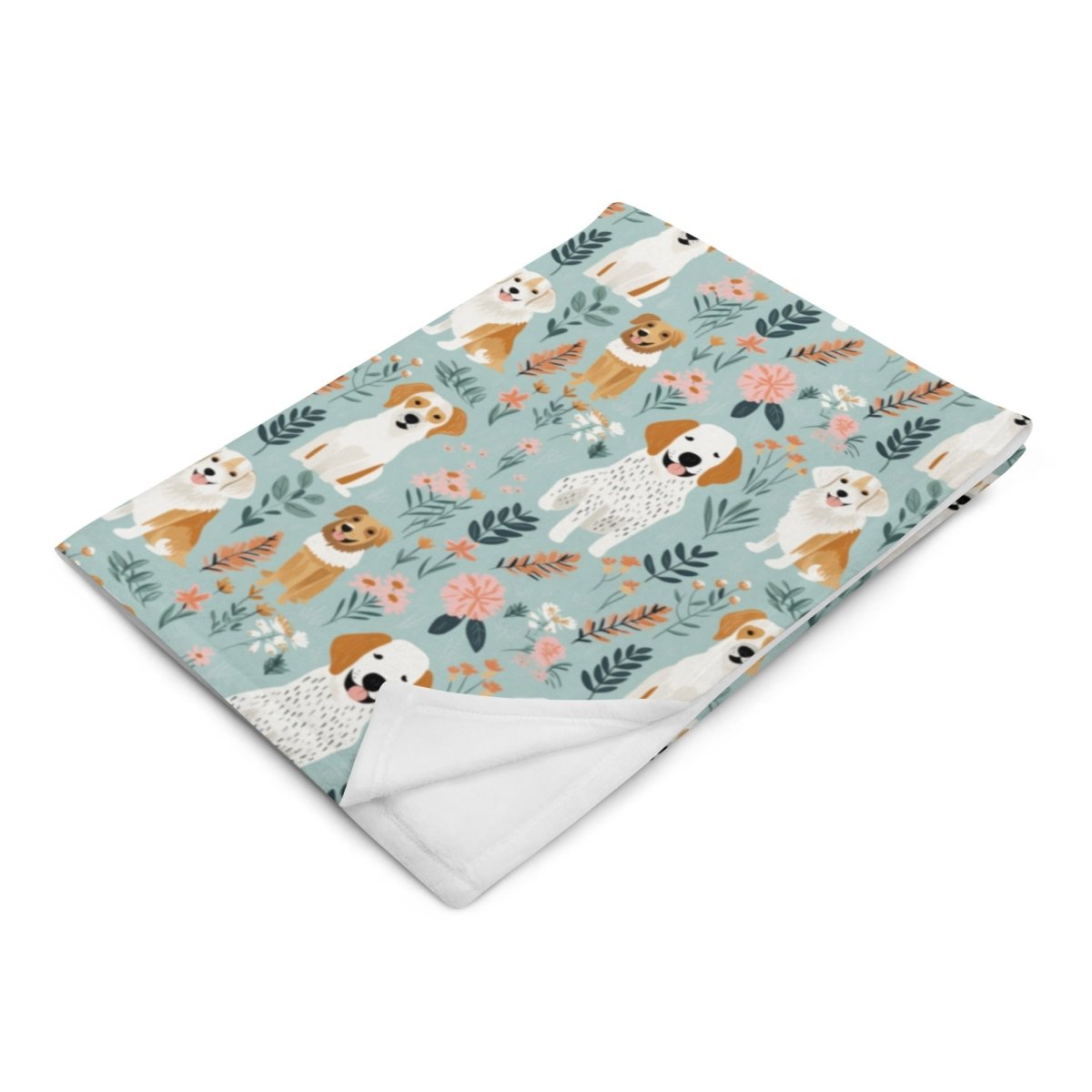 Blue Dogs Throw Blanket - DoggyLoveandMore