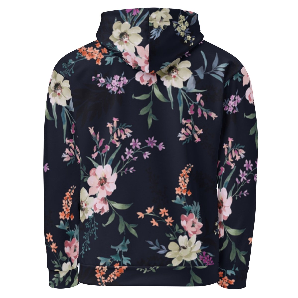 Blue Floral Dog Mom Hoodie - DoggyLoveandMore