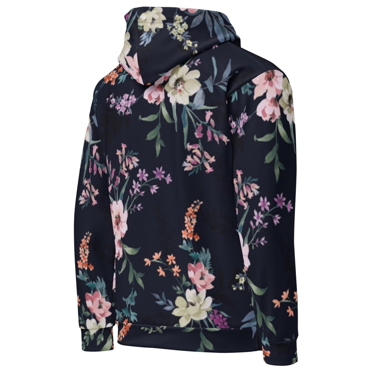 Blue Floral Dog Mom Hoodie - DoggyLoveandMore