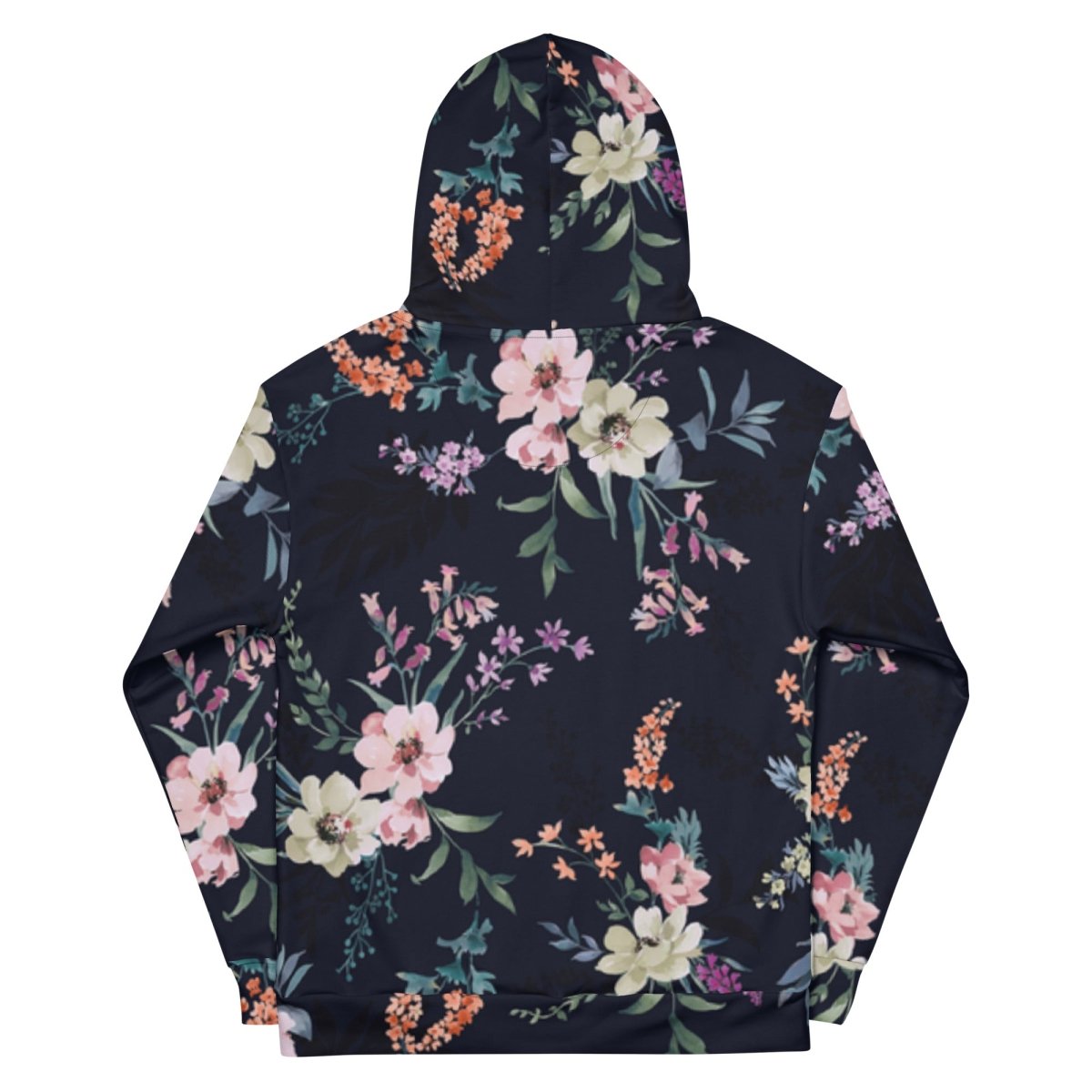 Blue Floral Dog Mom Hoodie - DoggyLoveandMore