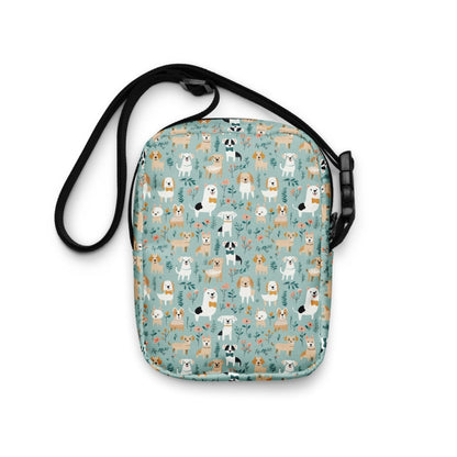 Blue Puppies Crossbody Bag - DoggyLoveandMore