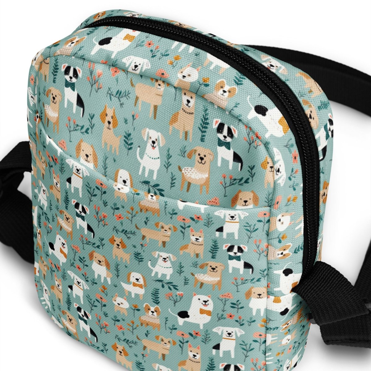 Blue Puppies Crossbody Bag - DoggyLoveandMore